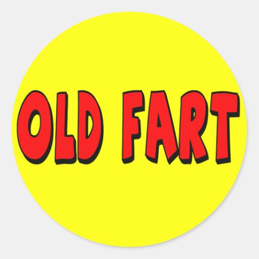 Old Fart 50th Birthday Sticker | Zazzle