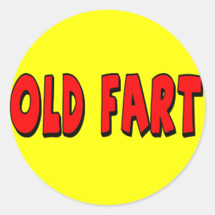 Old Fart 50th Birthday Sticker