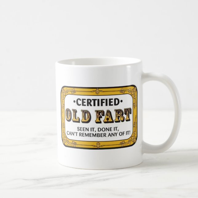 Old Fart Coffee Mug (Right)
