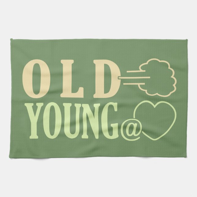 Old Fart custom hand towel (Horizontal)