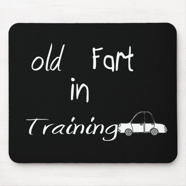 Old Fart in Training Mouse Mat (Front)