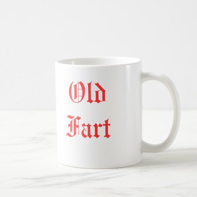 Old Fart mug red (Right)