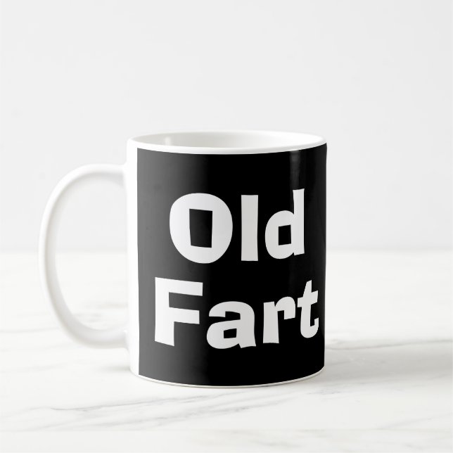 Old Fart Over the Hill Coffee Mug (Left)