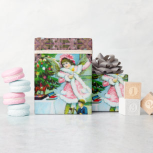 Old Fashion Christmas Under the Tree Wrapping Paper