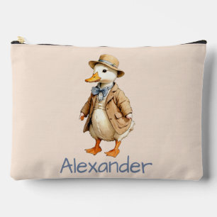 Old Fashion Ducky Personalise Accessory Pouch