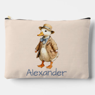 Old Fashion Ducky Personalise Accessory Pouch