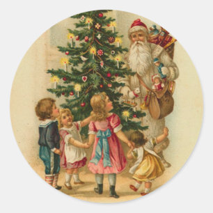 Old Fashion Santa Christmas sticker