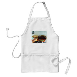 Old Fashioned Adding Machine Standard Apron