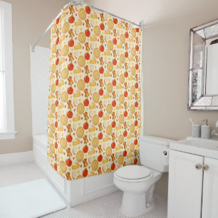 Old Fashioned Apple Pie And Ingredients Shower Curtain