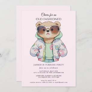 Old Fashioned" Birthday Invitation