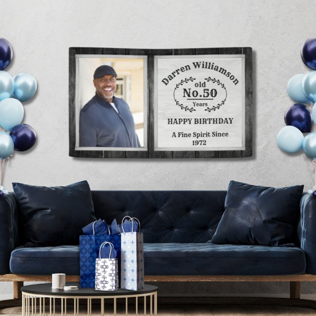 Old Fashioned Birthday Photo Banner (Creator Uploaded)