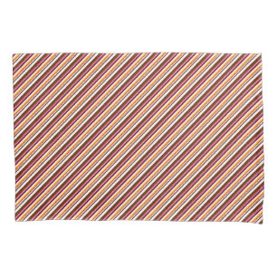Old Fashioned Candy Stripes (small scale) Pillowcase