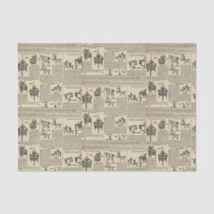 Old Fashioned Catalogue Tissue Paper