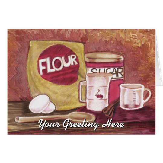 Old-Fashioned Chef Card
