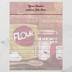 Old-Fashioned Chef Letterhead Design