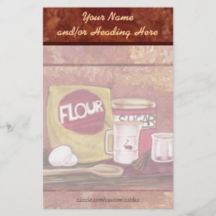 Old-Fashioned Chef Stationery