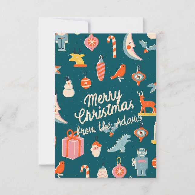 Old Fashioned Christmas Card (Front)