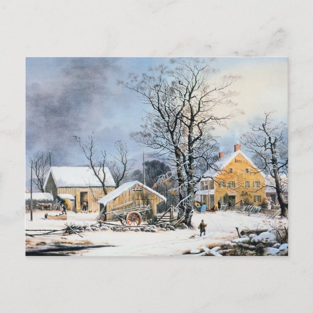 Old Fashioned Christmas Card (Front)