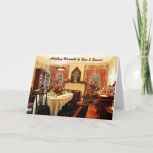 Old Fashioned Christmas Dinner Card