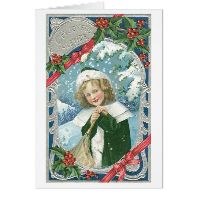 Old-fashioned Christmas, Girl (Front)