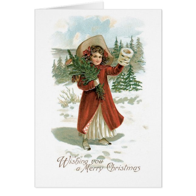 Old-fashioned Christmas, Girl (Front)