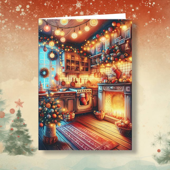 Old-Fashioned Christmas Greetings Card (Creator Uploaded)