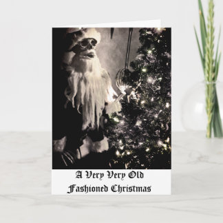 Old Fashioned Christmas Holiday Card