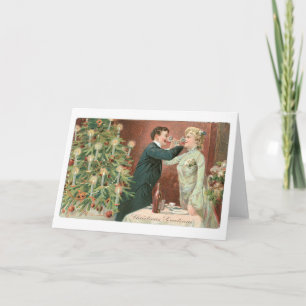 Old-fashioned Christmas Holiday Card