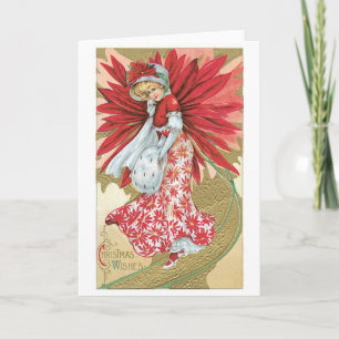 Old-fashioned Christmas, Lady Holiday Card