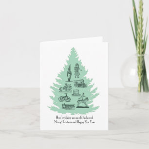 Old Fashioned Christmas note card