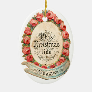 Old-fashioned Christmas, Old type Ceramic Tree Decoration