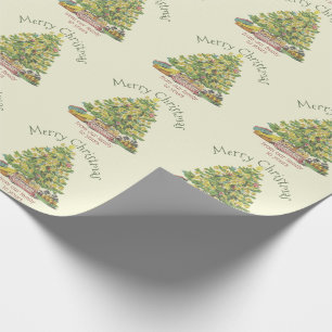 Old Fashioned Christmas Personalised Wrapping Paper