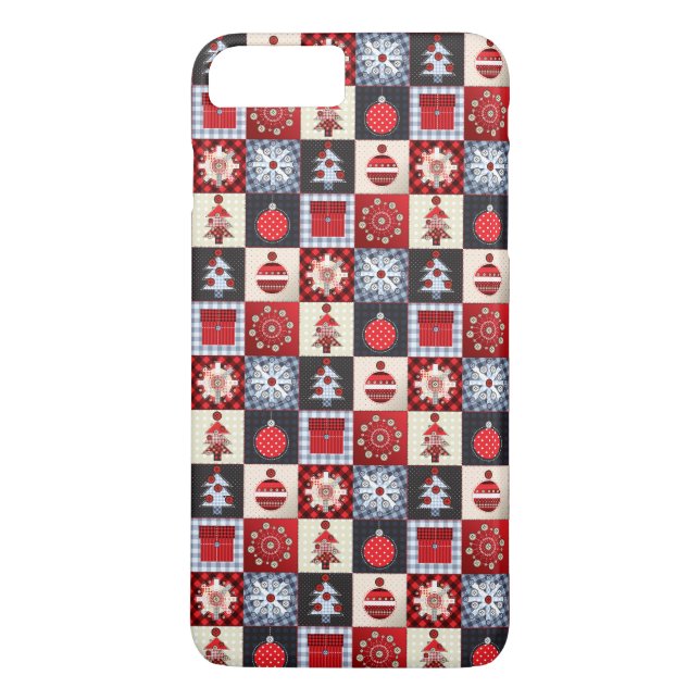 Old Fashioned Christmas Quilt Case-Mate iPhone Case (Back)