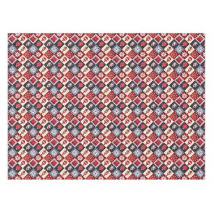 Old Fashioned Christmas Quilt Tablecloth