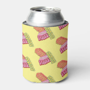 Old-Fashioned Christmas Ribbon Candy Holiday Sweet Can Cooler