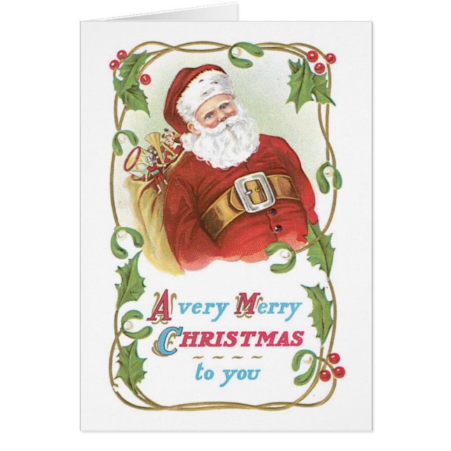 Old-fashioned Christmas, Santa (Front)