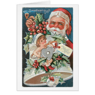 Old-fashioned Christmas, Santa & Angel