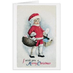 Old-fashioned Christmas, Santa girl