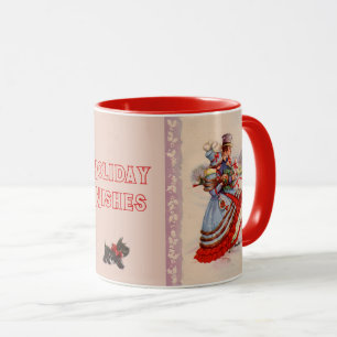 Old Fashioned Christmas Shopping Coffee Mug