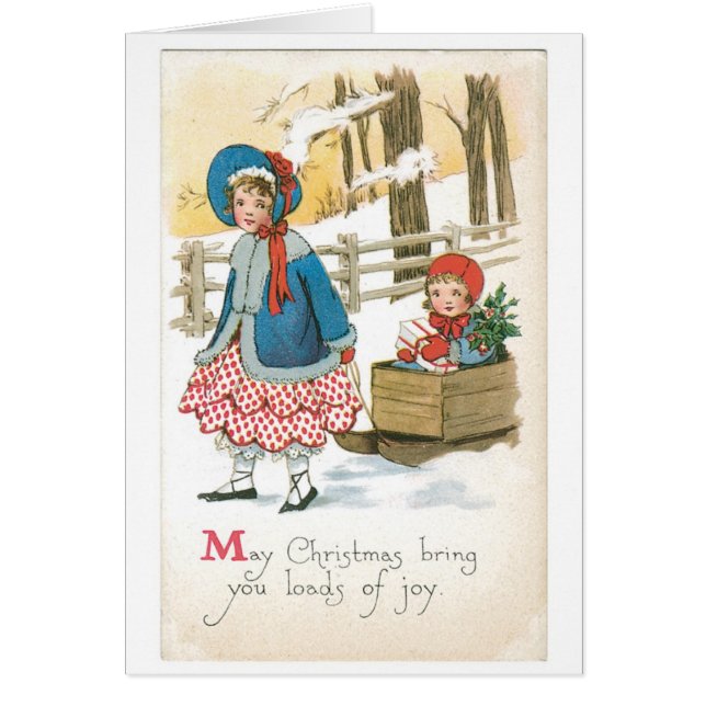 Old-fashioned Christmas, Sled (Front)
