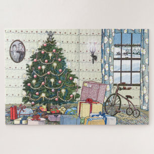 Old Fashioned Christmas Tree Jigsaw Puzzle