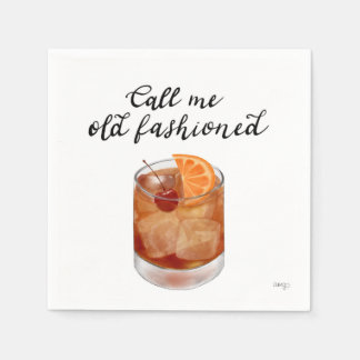 Old Fashioned Cocktail Napkins