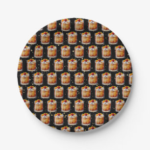Old Fashioned Cocktail Paper Plate