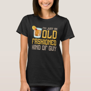 Old Fashioned Drink Cocktail Recipe Whiskey T-Shirt