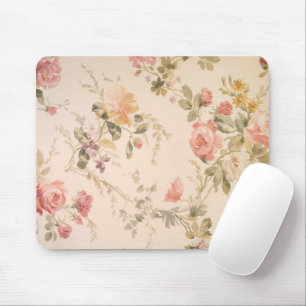 Old-fashioned Floral Wallpaper  Mouse Mat