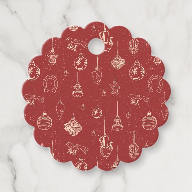 Old-fashioned gift tag (Front)