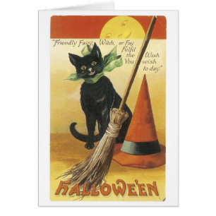 Old-fashioned Halloween, Black cat