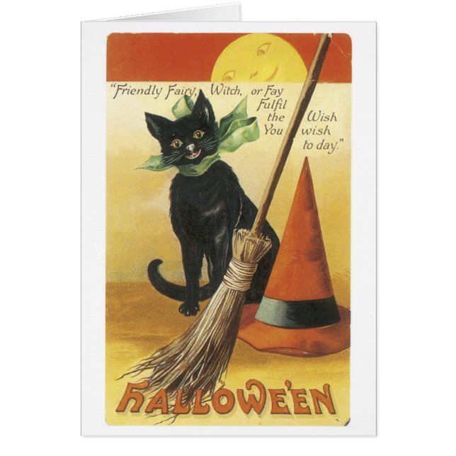 Old-fashioned Halloween, Black cat (Front)