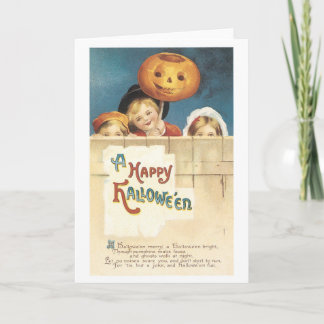 Old-fashioned Halloween Card
