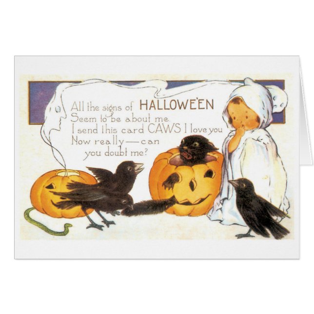 Old-fashioned Halloween, Crow (Front Horizontal)